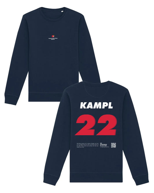 We Run Your Shop Sweater French Navy | Sportmerch | Andreas Kampl