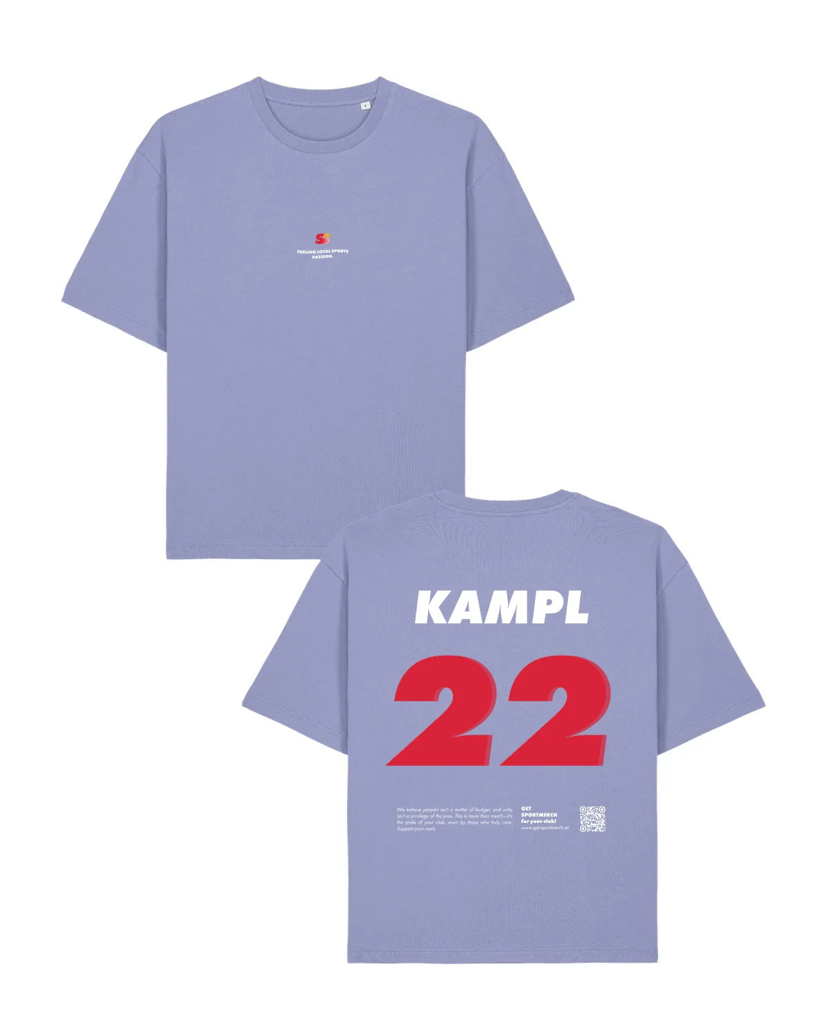 We Run Your Shop T-Shirt Oversize Violet | Sportmerch | Andreas Kampl
