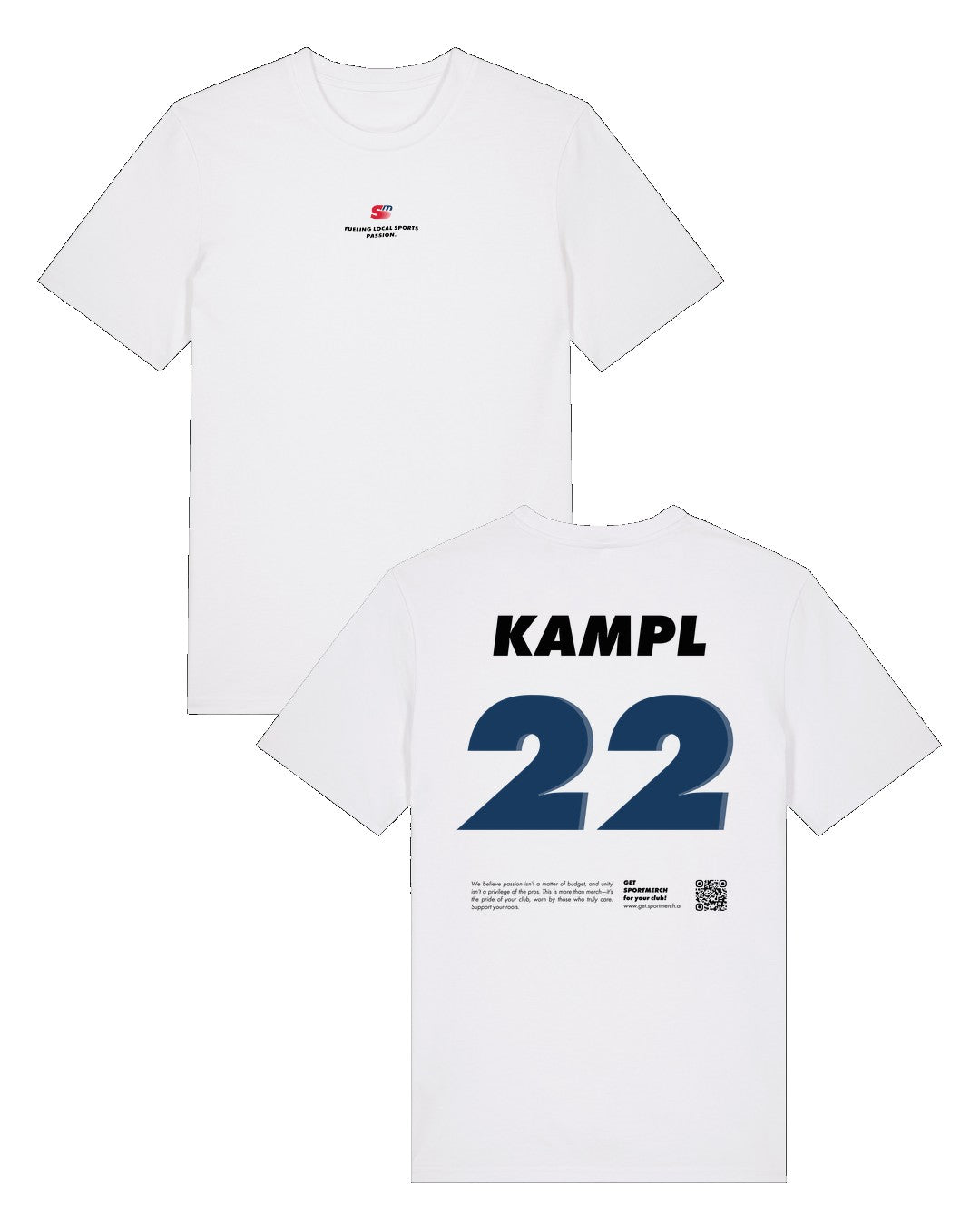 We Run Your Shop T-Shirt White | Sportmerch | Andreas Kampl
