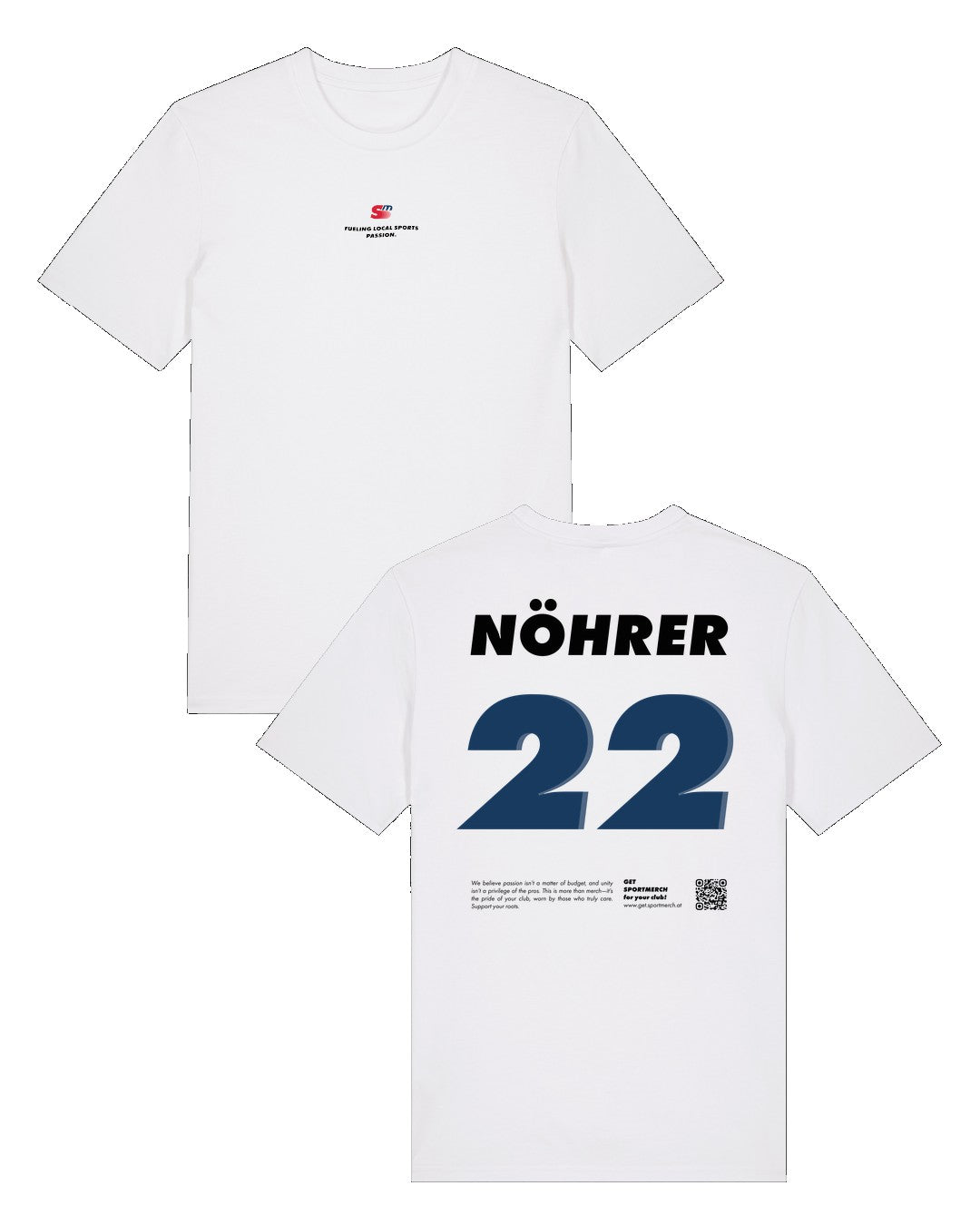 We Run Your Shop T-Shirt White | Sportmerch | Andreas Nöhrer