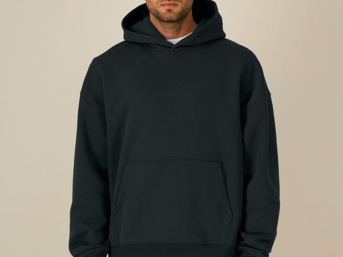 Stanley Stella Chaser – Crewneck Sweatshirt in Schwarz, 300 GSM Bio-Baumwolle