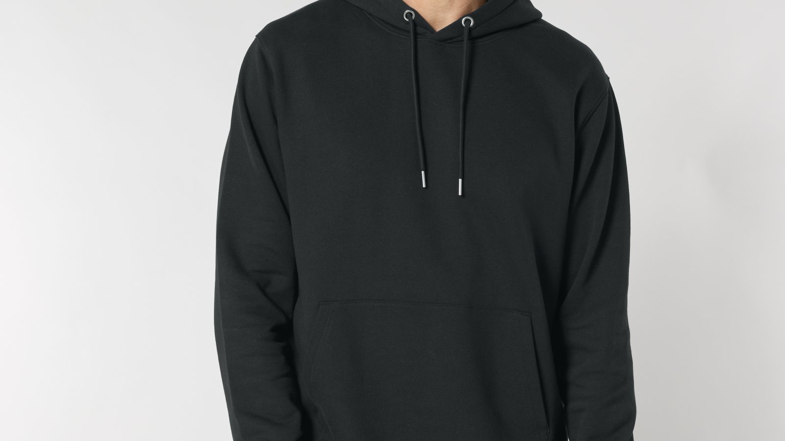 Stanley Stella Cruiser 2.0 – Unisex Crewneck Sweatshirt in Schwarz, Frontansicht