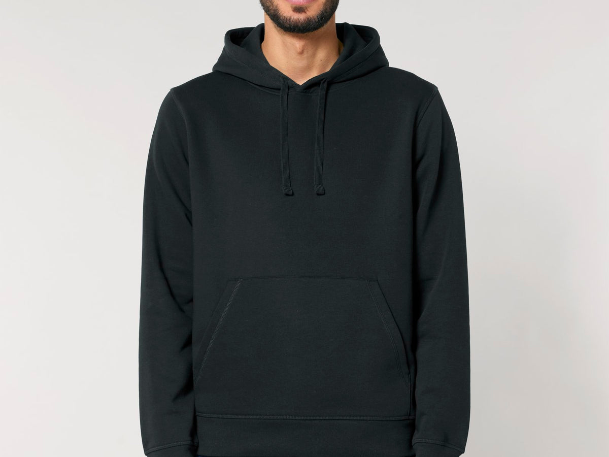 Stanley Stella Drummer 2.0 – Nachhaltiger Hoodie in Schwarz, 280 GSM Bio-Baumwolle