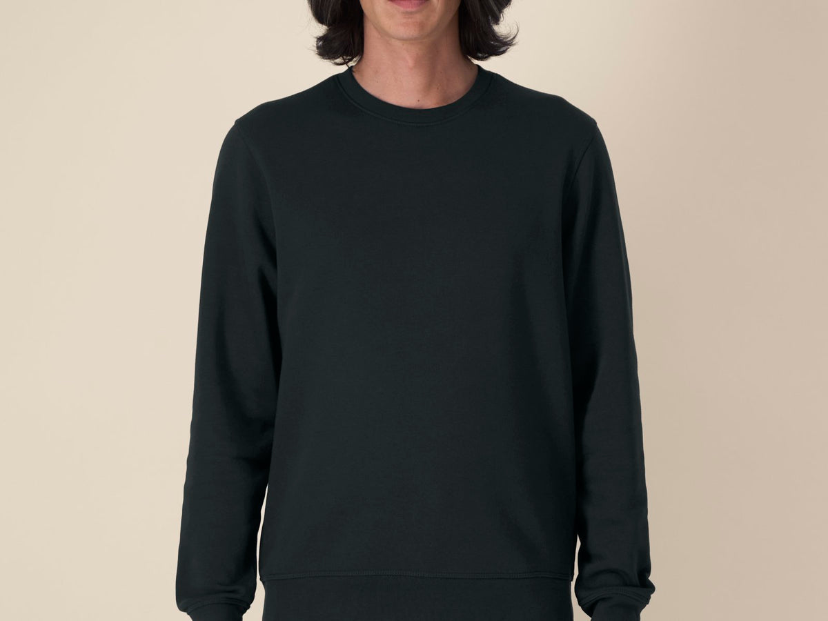 Stanley Stella Roller – Nachhaltiges Polo-Sweatshirt in Schwarz, 280 GSM